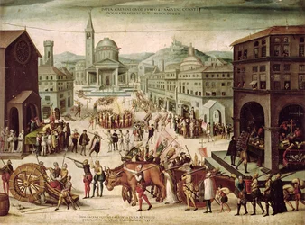 Die Plünderung von Lyon durch den Baron des Adrets, April 1562